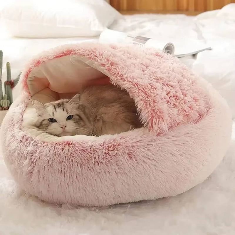 Cama Toca de Pelúcia para Gatos | Cat House - Mais Conforto e Menos Estresse para Seu Pet