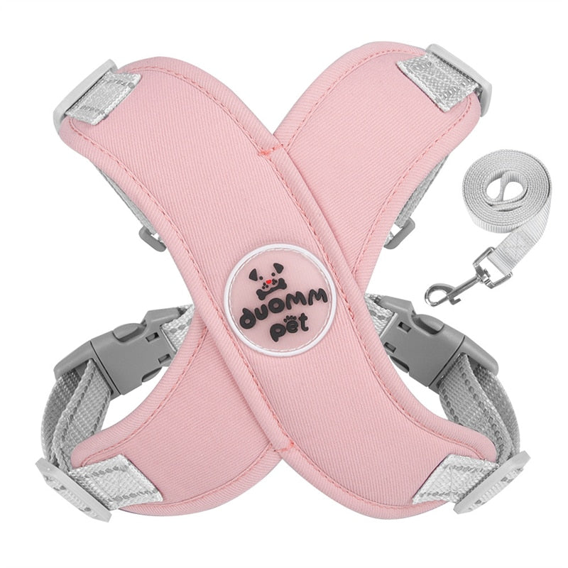 Kit Coleira Peitoral & Guia | Duomm Pet - Mais Estilo e Conforto Para Seu Pet